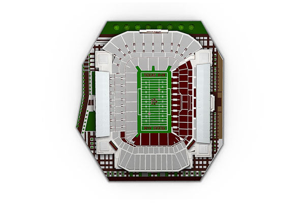 Texas A&M Kyle Field w/ Landscape 2015